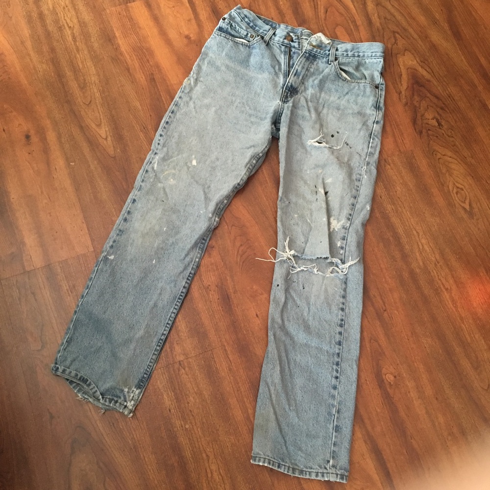 Distressed Vintage Mom Jeans
